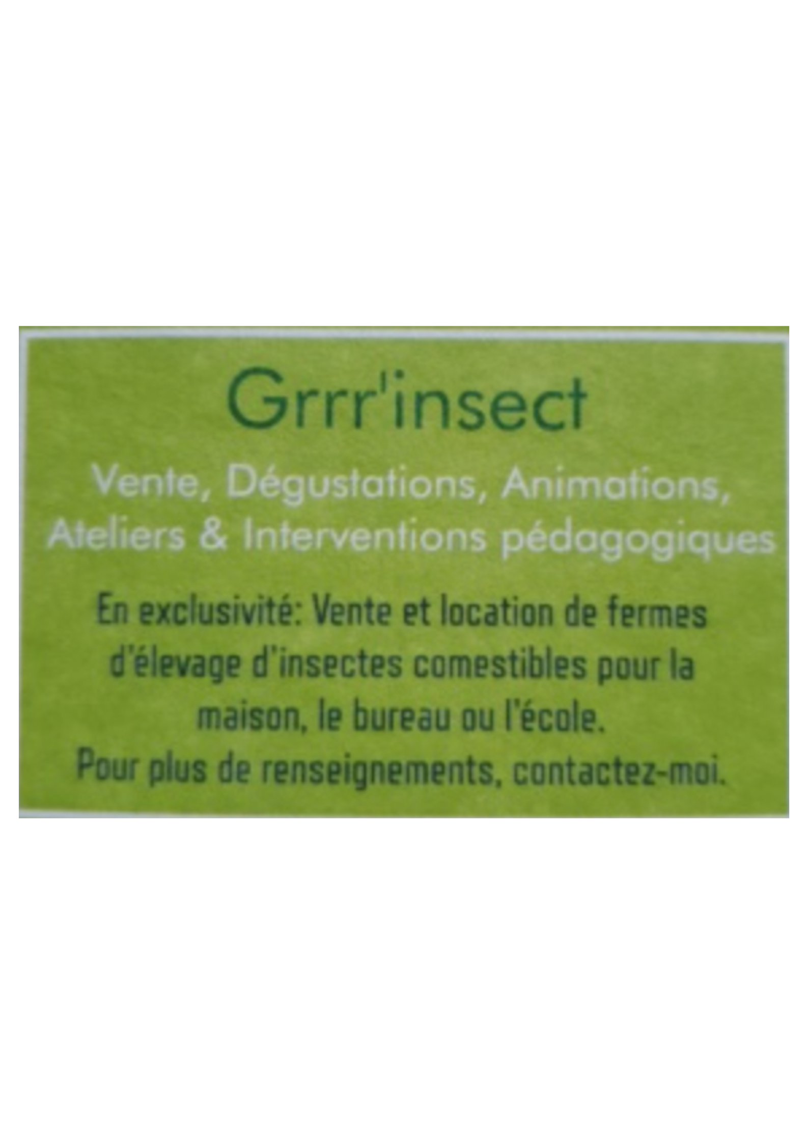 Grrr insect Avant